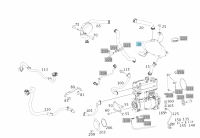 奔腾发起机OM936空气压缩机消音器A9361300107